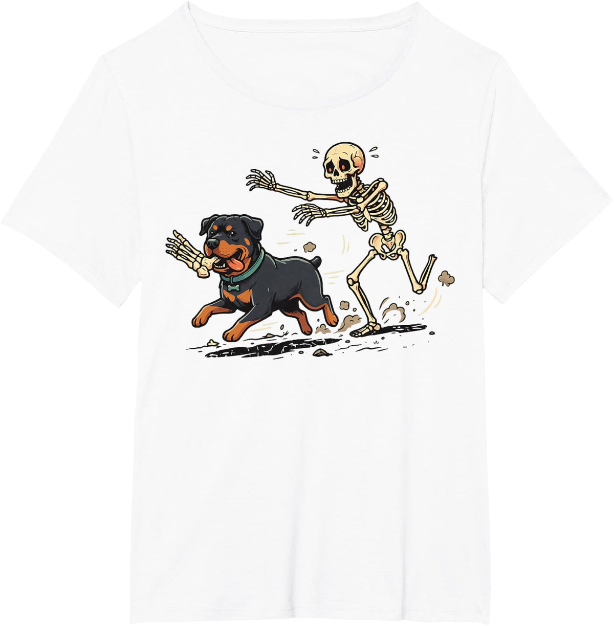Rottweiler Halloween T-Shirt - White