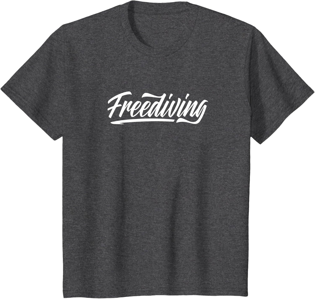 Free diving Freediver Freedive Freediving T-Shirt - Dark Heather Grey