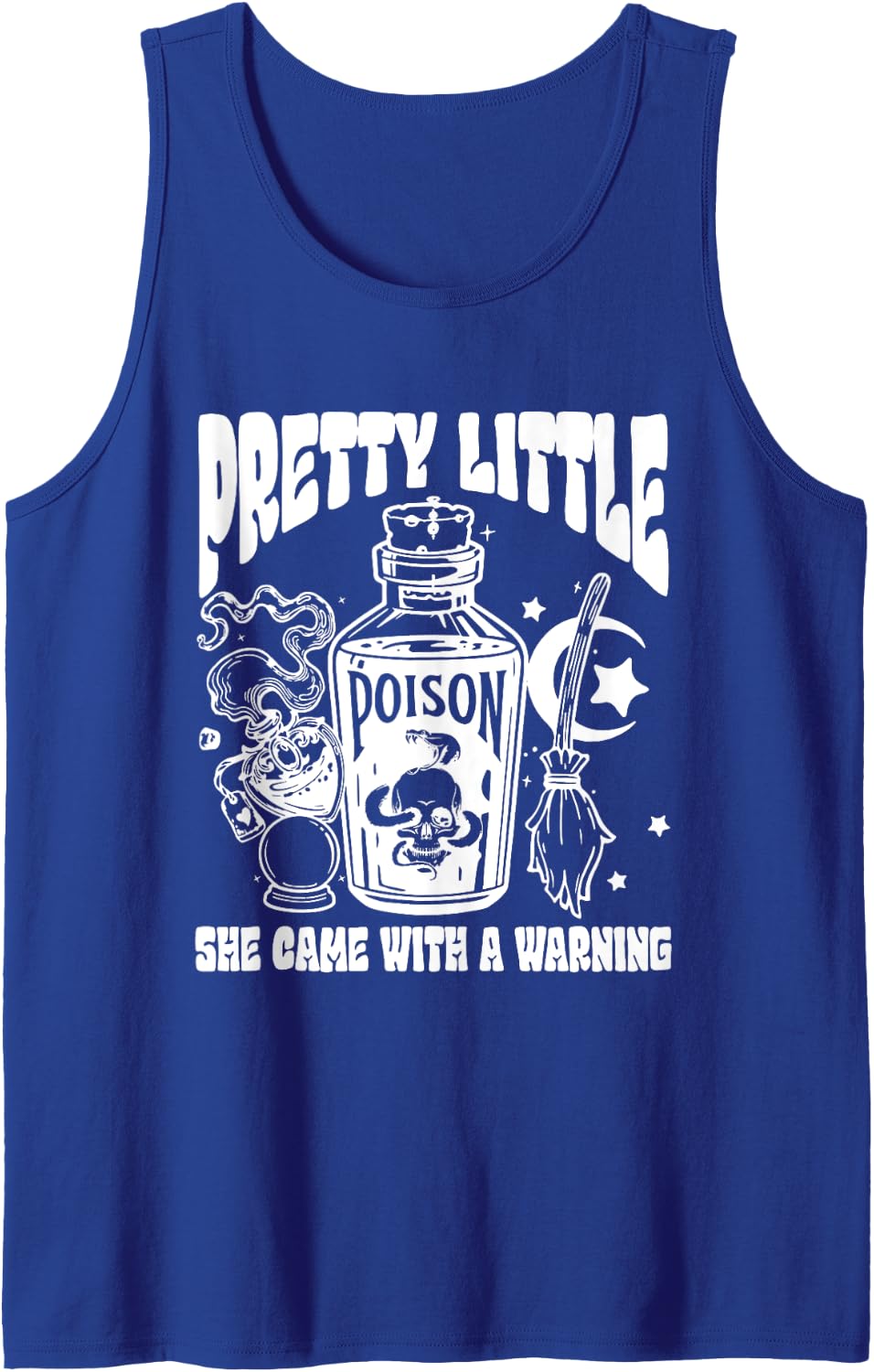 She's My Pretty Little Poison Tank Top - Royal Blue
