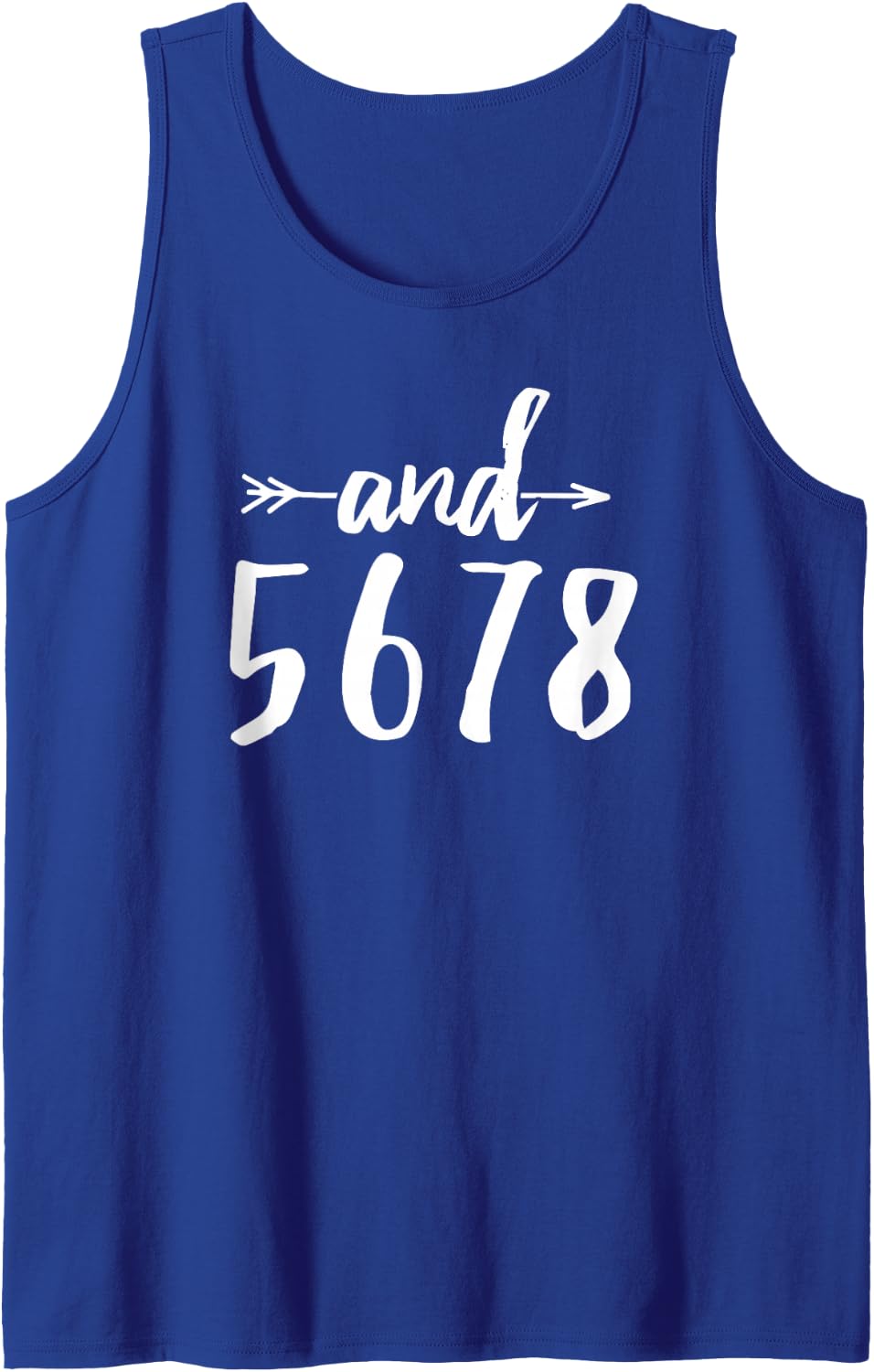 And 5678 Dance Music Teacher Tank Top - Royal Blue