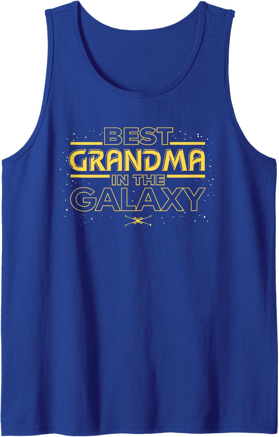 Star Wars Best Grandma in the Galaxy Birthday Mother’s Day Tank Top - Royal Blue