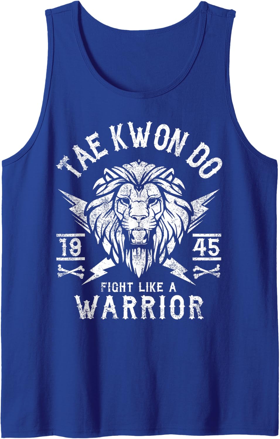 TKD Taekwon Clothing Tae Kwon Do Apparel - Taekwondo Tank Top - Royal Blue
