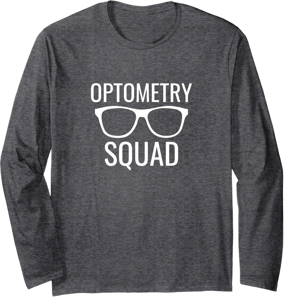 Optometry Squad Long Sleeve T-Shirt - Adult Unisex Dark Heather Grey