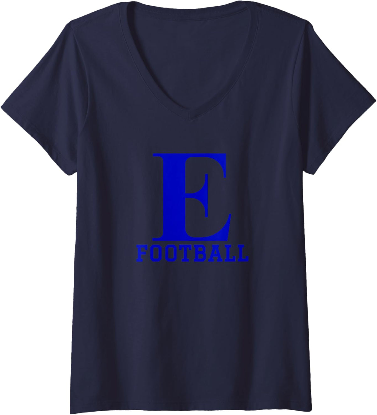 Women's The English Eagles Football V-Neck T-Shirt - Navy Blue