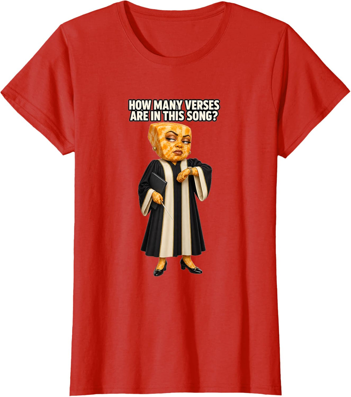 Choir Director-The Little Cheeses T-Shirt - Red