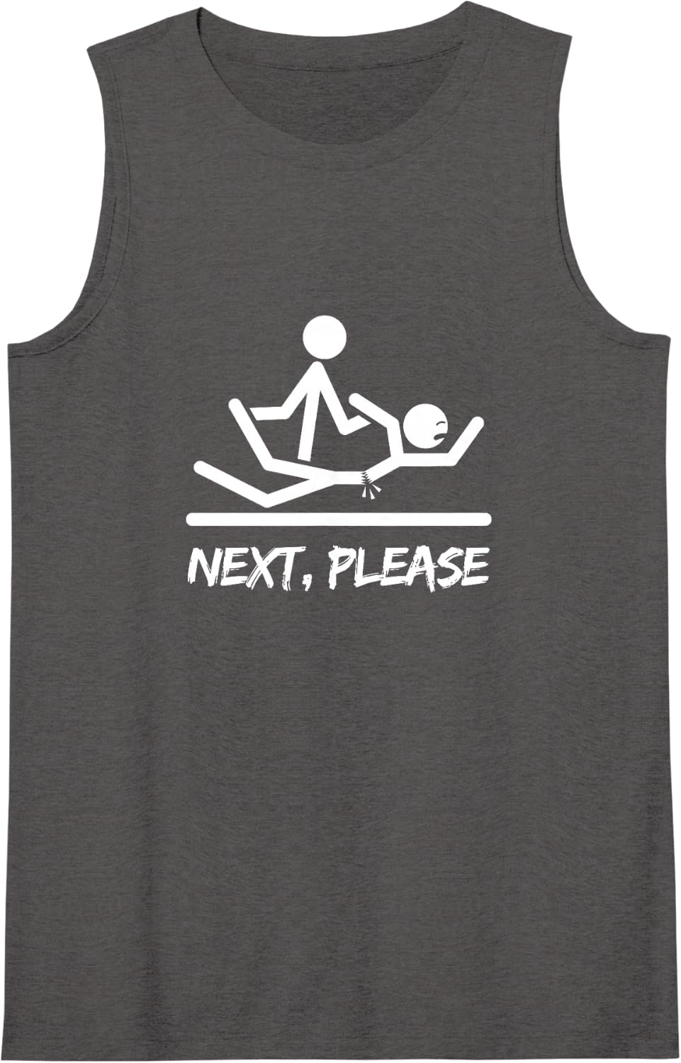 Women's Next Please Physical Therapist Physical Therapy Physio Tank Top - Dark Heather Grey