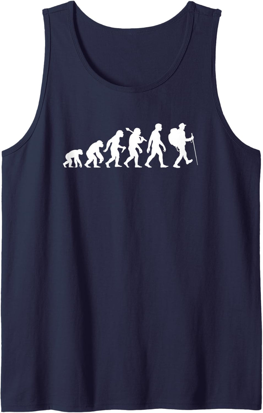 Men's Wanderer Evolution for Hiking and Mountaineering Tank Top - Navy Blue