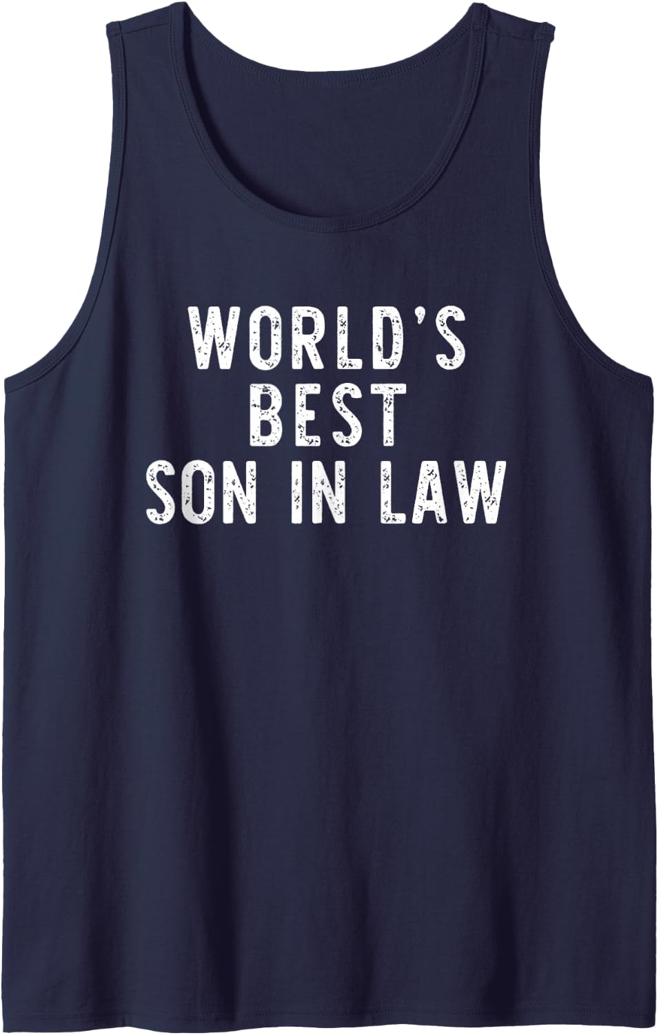World's Best Son-in-Law Funny Family Brother Tank Top - Navy Blue