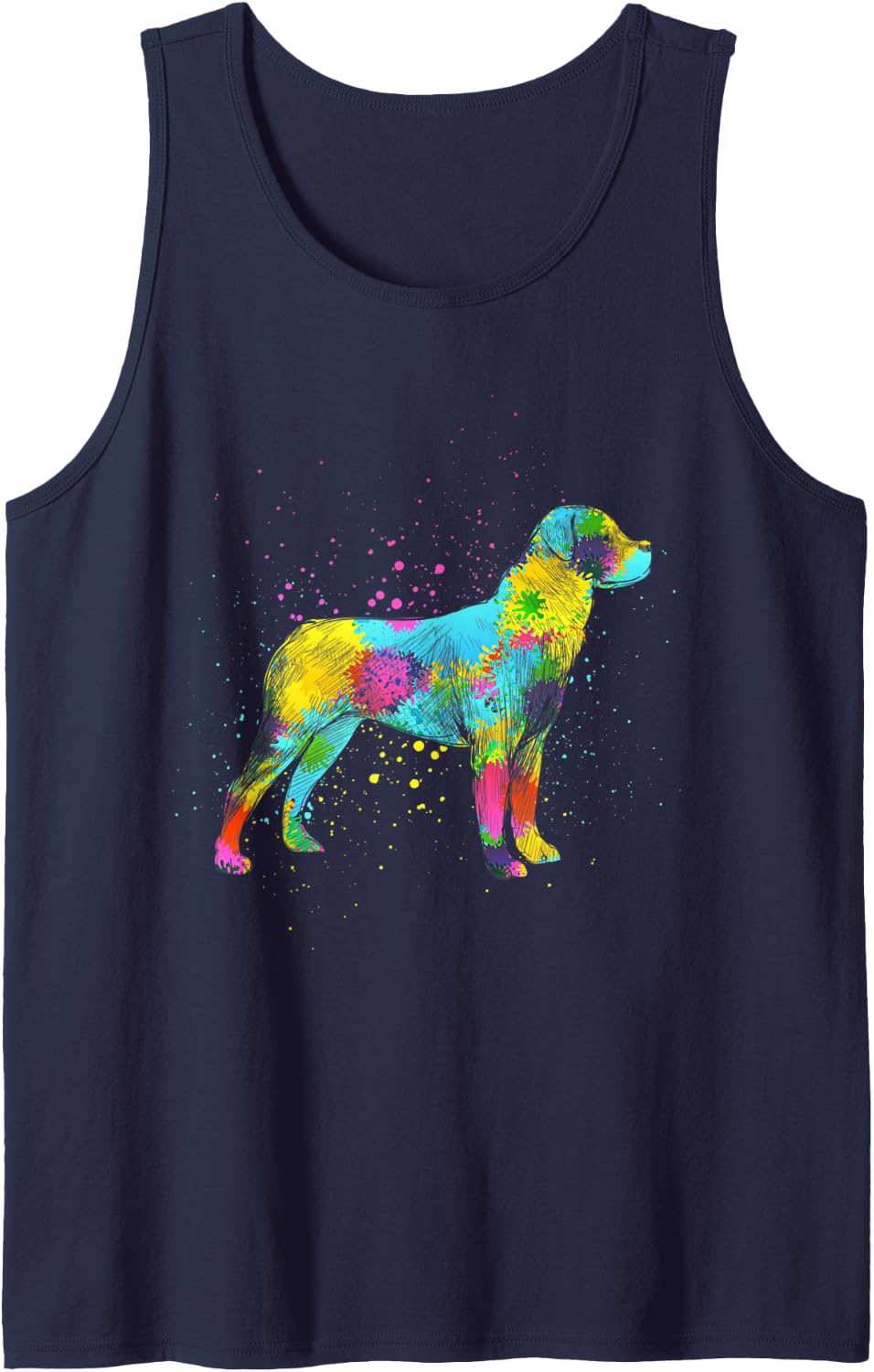 Dog Breed Gift Idea Dog Lover Rottweiler Tank Top - Navy Blue