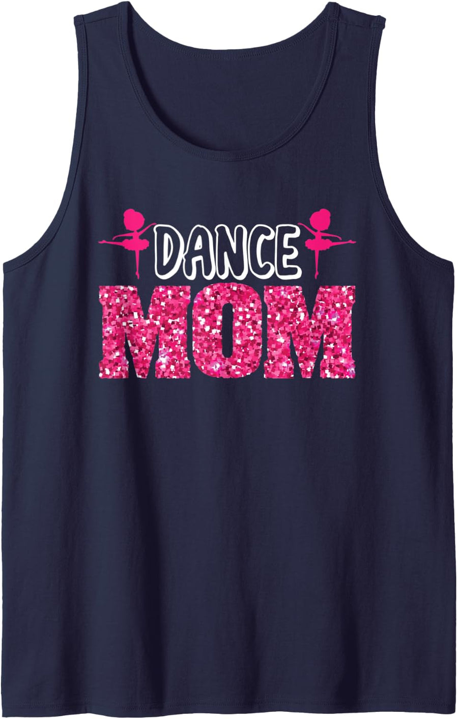 Dance Mom Ballerina Ballet Daughter Dancer Dance Mom Tank Top - Navy Blue