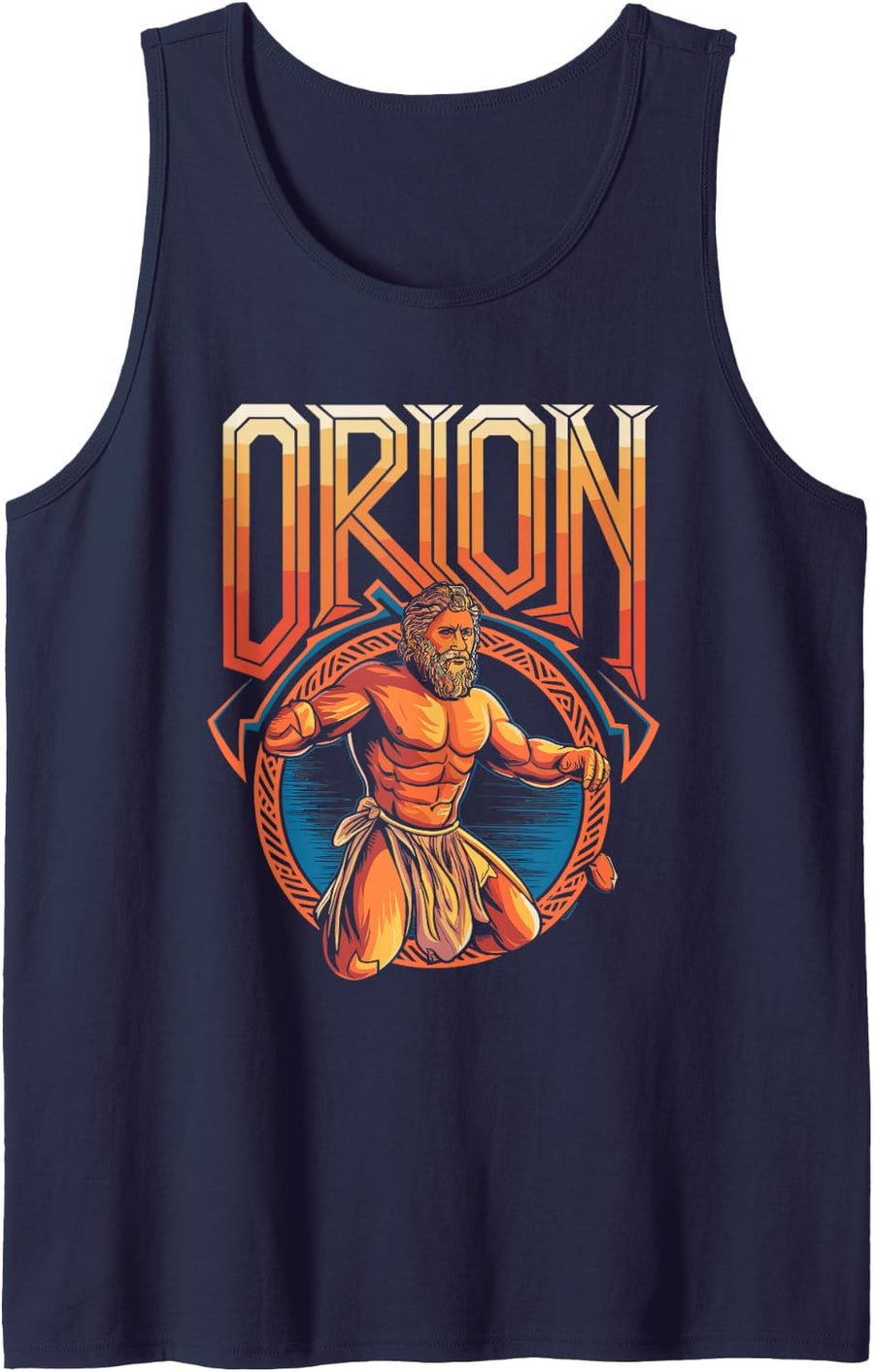 Orion Constellation Astronomy Stargazing Tank Top - Navy Blue
