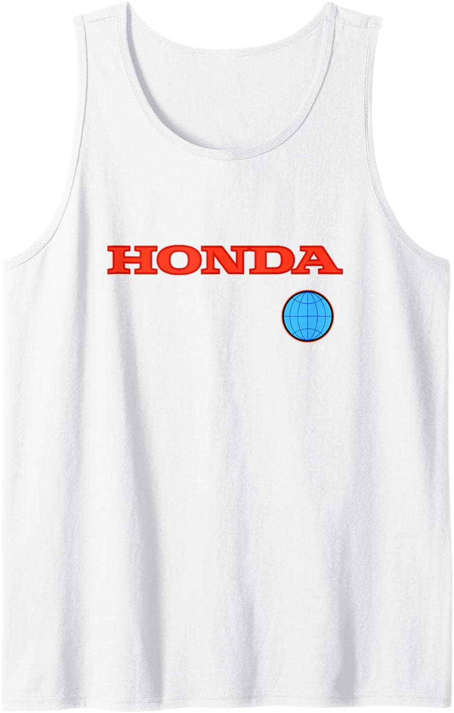 Honda Red Vintage Motorsports International Racing Team Tank Top - White