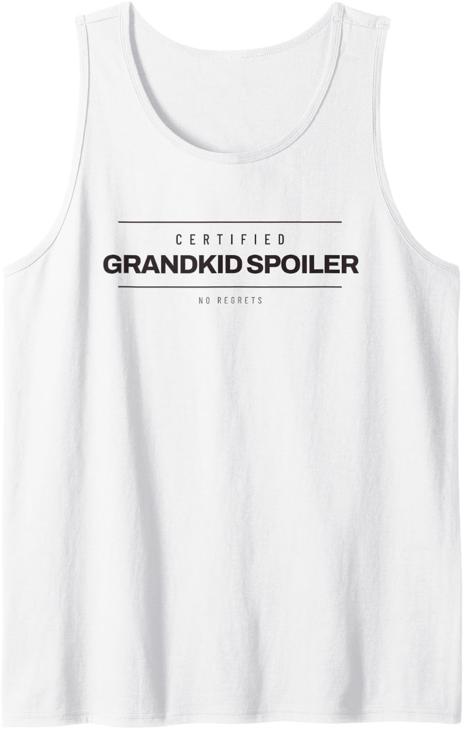 Grandma Certified Grandkid Spoiler Mimi Nana Life Tank Top - White