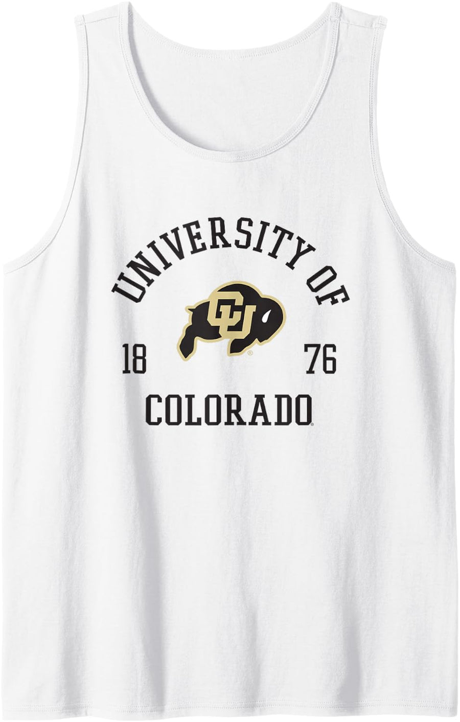 Colorado Buffaloes Stamp Officially Licensed Tank Top - White
