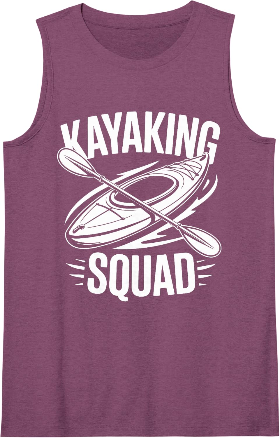 Kayaking Squad Kayak Tank Top - Purple