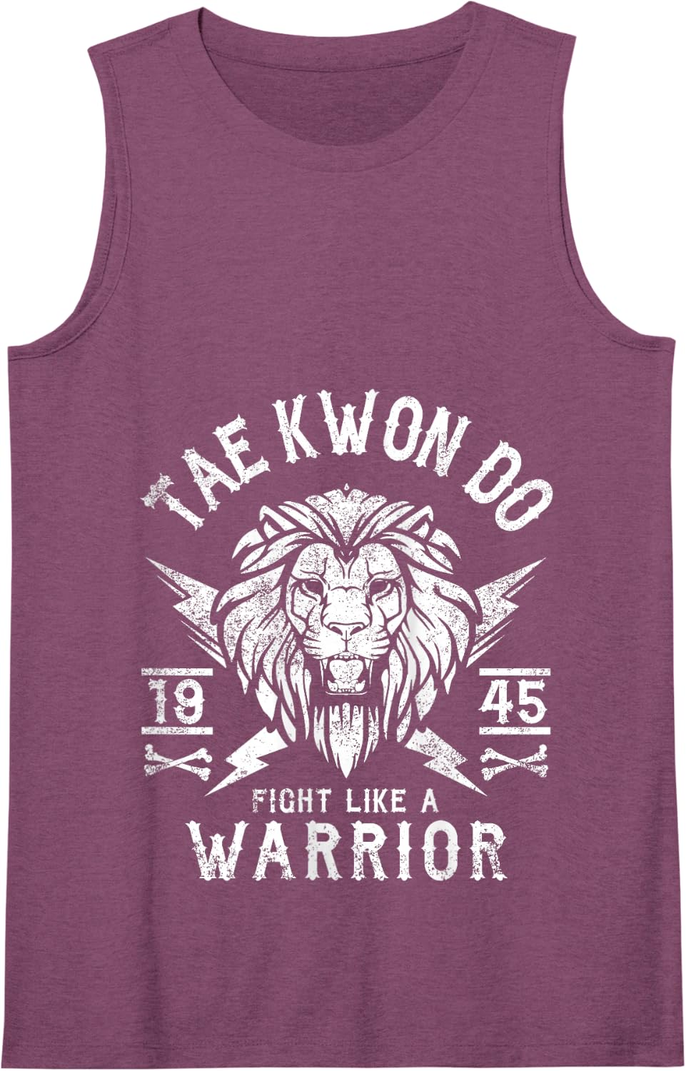 TKD Taekwon Clothing Tae Kwon Do Apparel - Taekwondo Tank Top - Purple