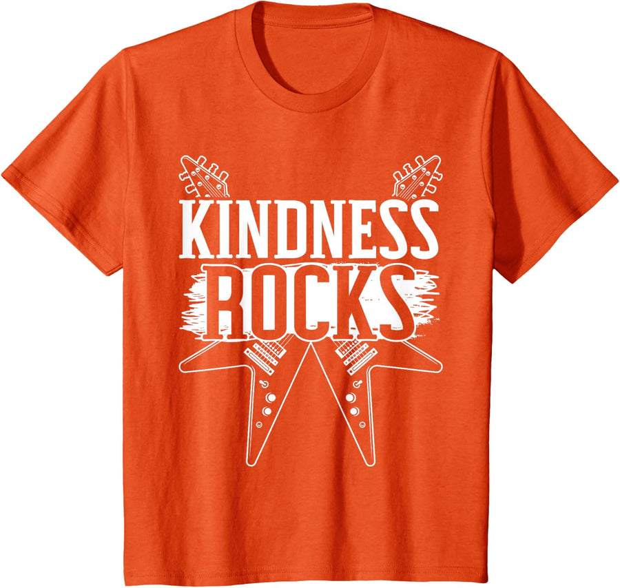 Kindness Rocks Choose Kindness Anti Bullying Orange Day T-Shirt - Orange