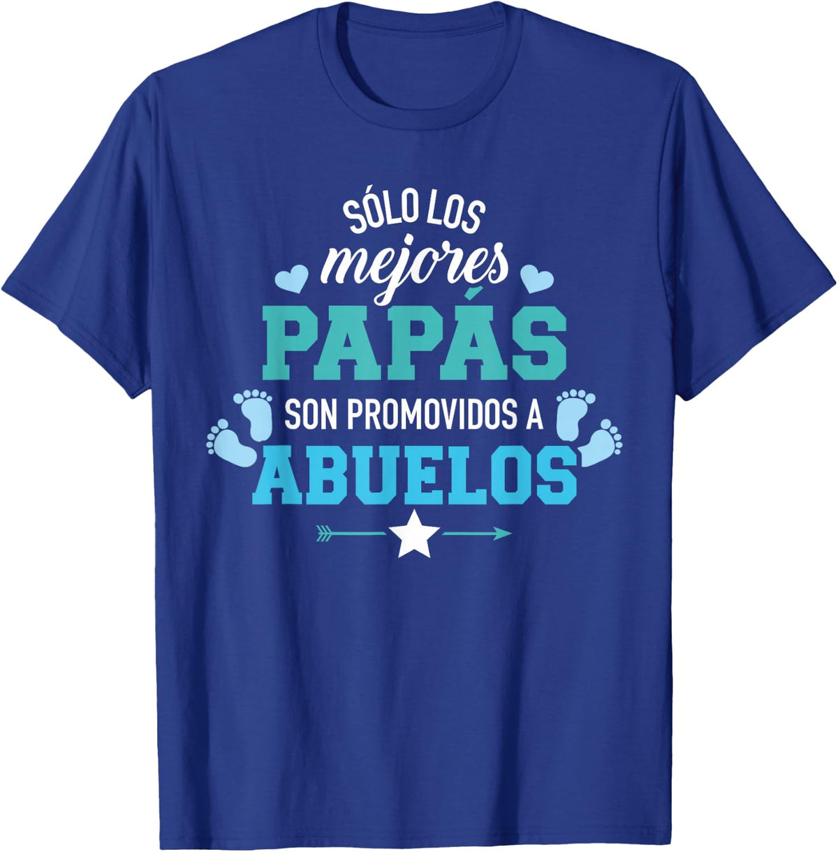 Solo los mejores papás son promovidos a abuelos T-Shirt - Royal Blue