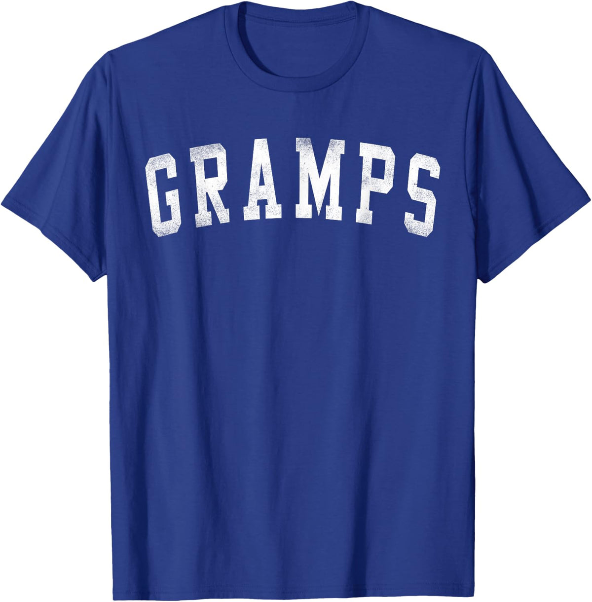 Gramps Classic Bold Font Father's Day Gramps T-Shirt - Royal Blue