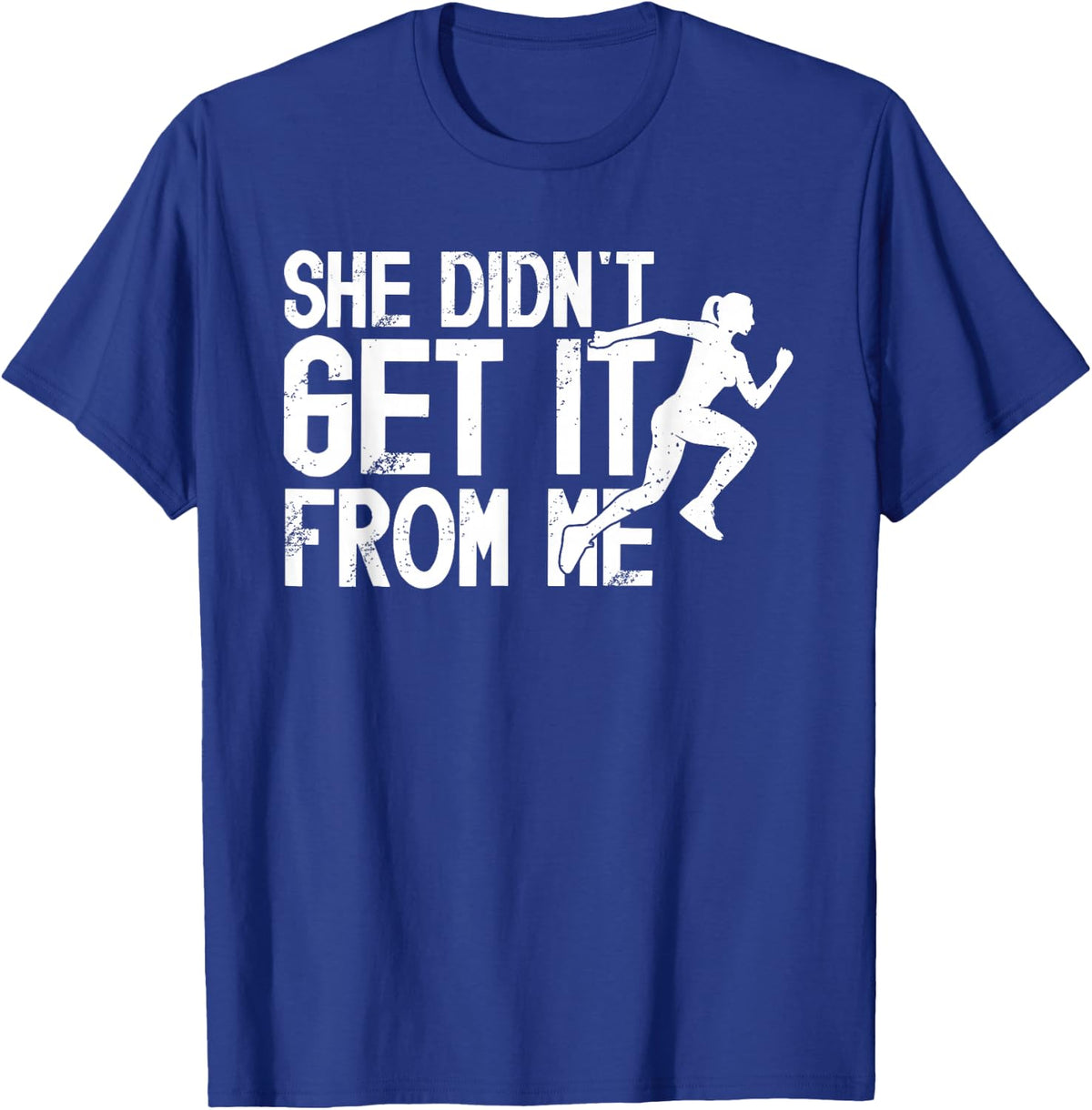 Cross Country Dad Funny Cross Country Runner Father XC Dad T-Shirt - Royal Blue