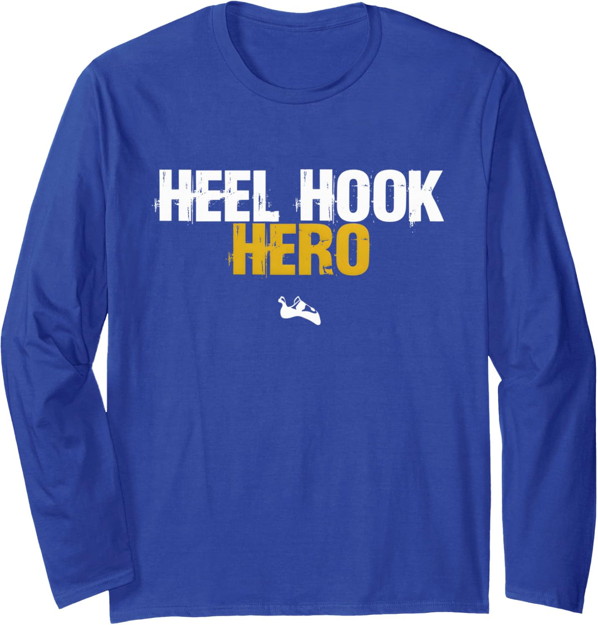 Climber Rock Climbing Long Sleeve T-Shirt - Adult Unisex Royal Blue