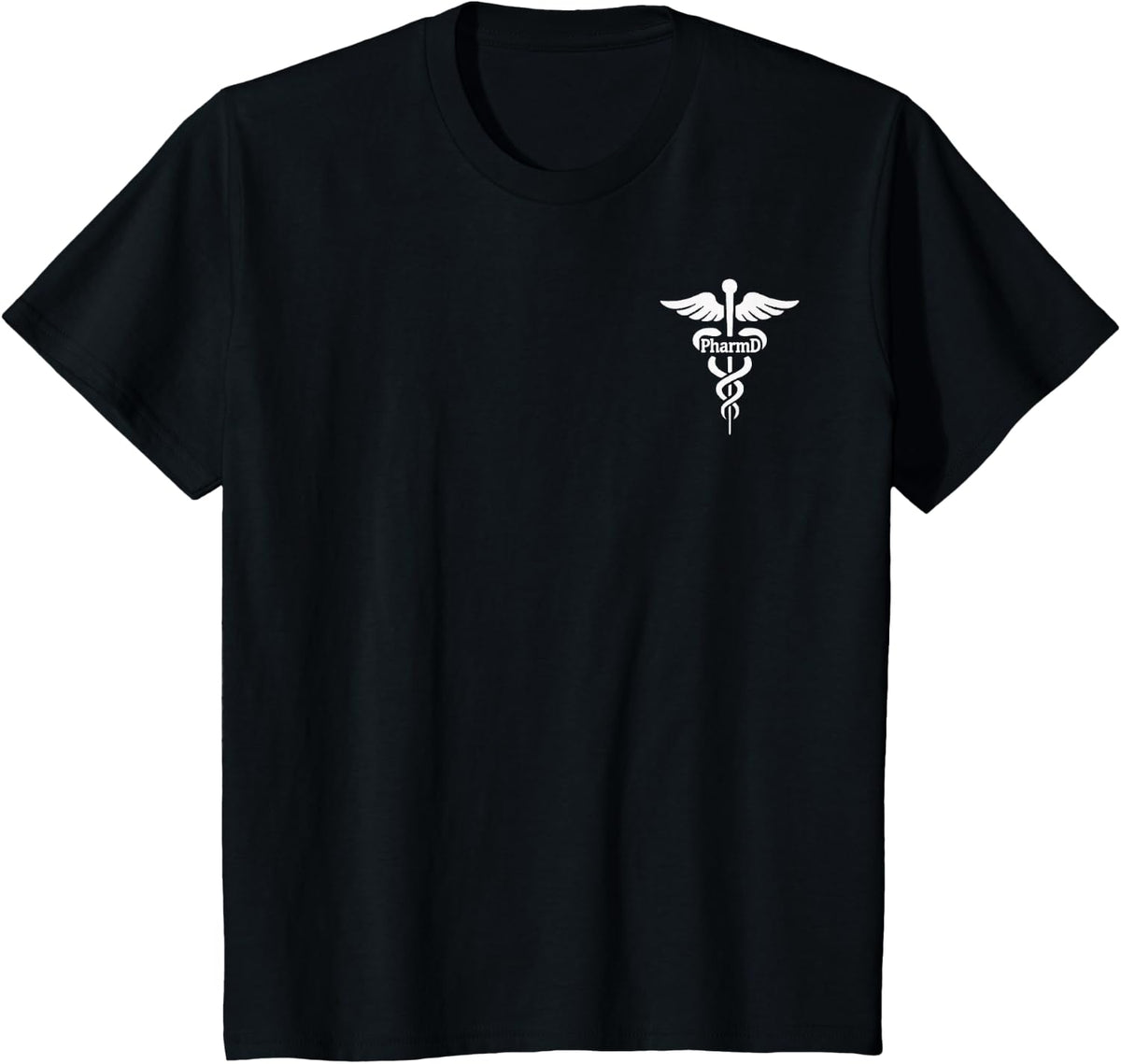 PharmD Doctor of Pharmacy Medical Emblem T-Shirt - Black