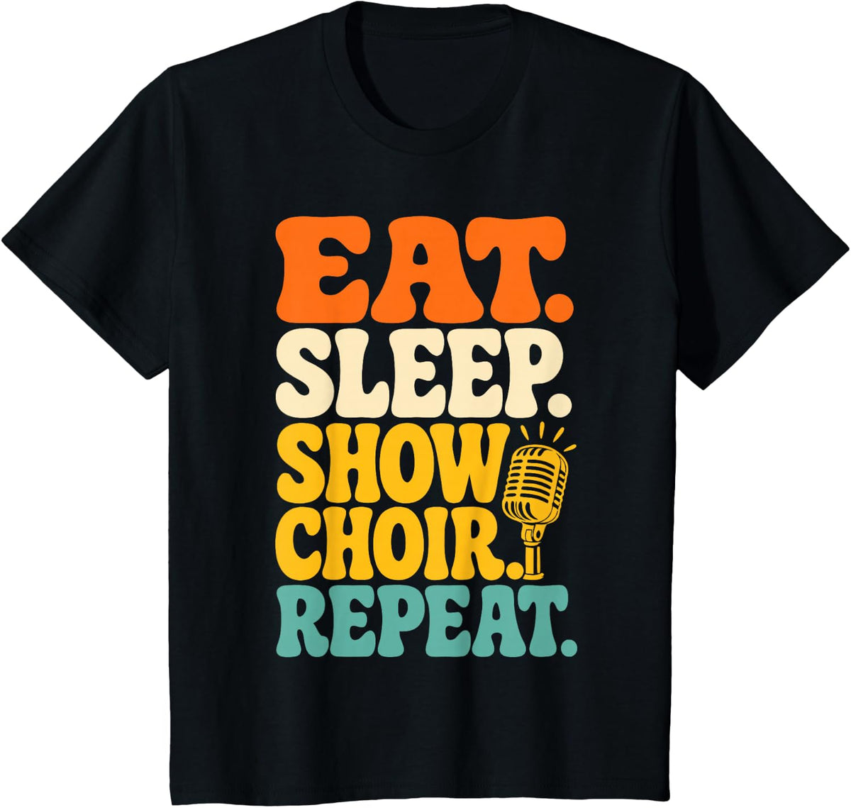 Funy Show Choir T-Shirt - Black