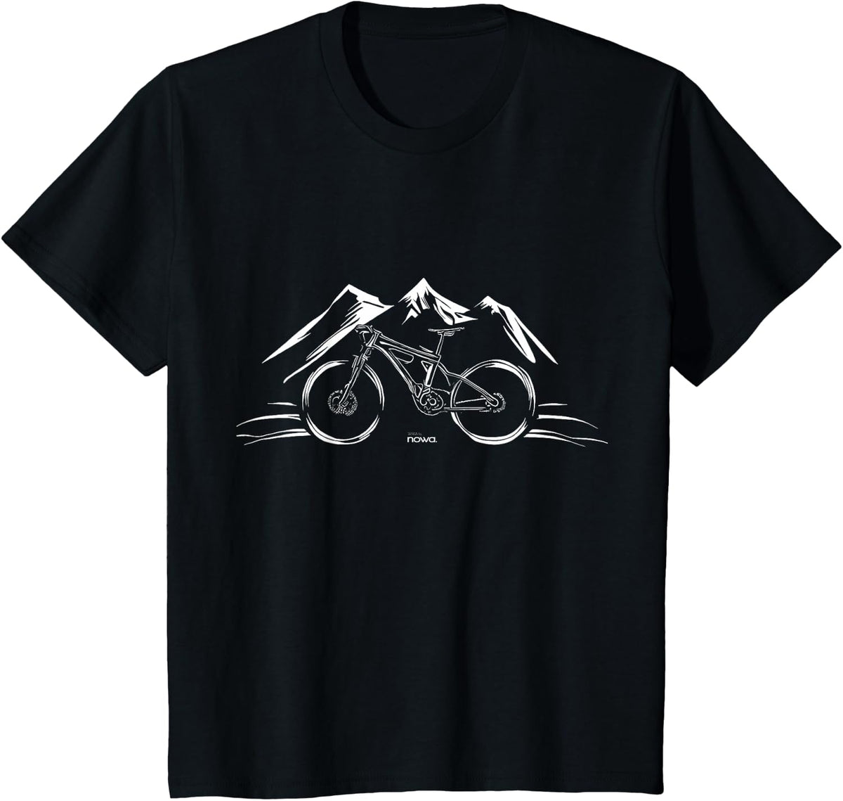 RACE CYCLING BIKE MOTIVATION MTB CLICK T-Shirt - Black