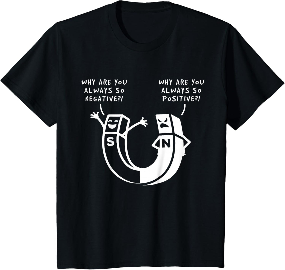 Physics Magnetic Field - Magnetism Gift Idea Scientist T-Shirt - Black