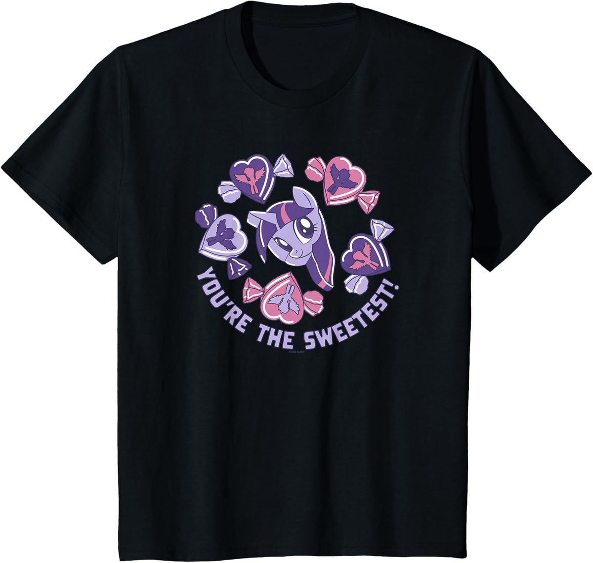 My Little Pony Valentine's Day Rarity You're The Sweetest T-Shirt - Black