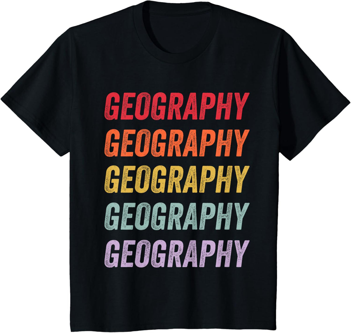 Geography T-Shirt - Black