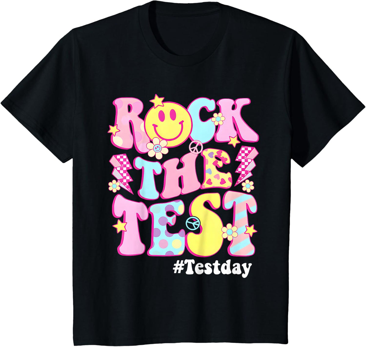 Motivational Funny T-Shirt Tee for Teachers Students - Black