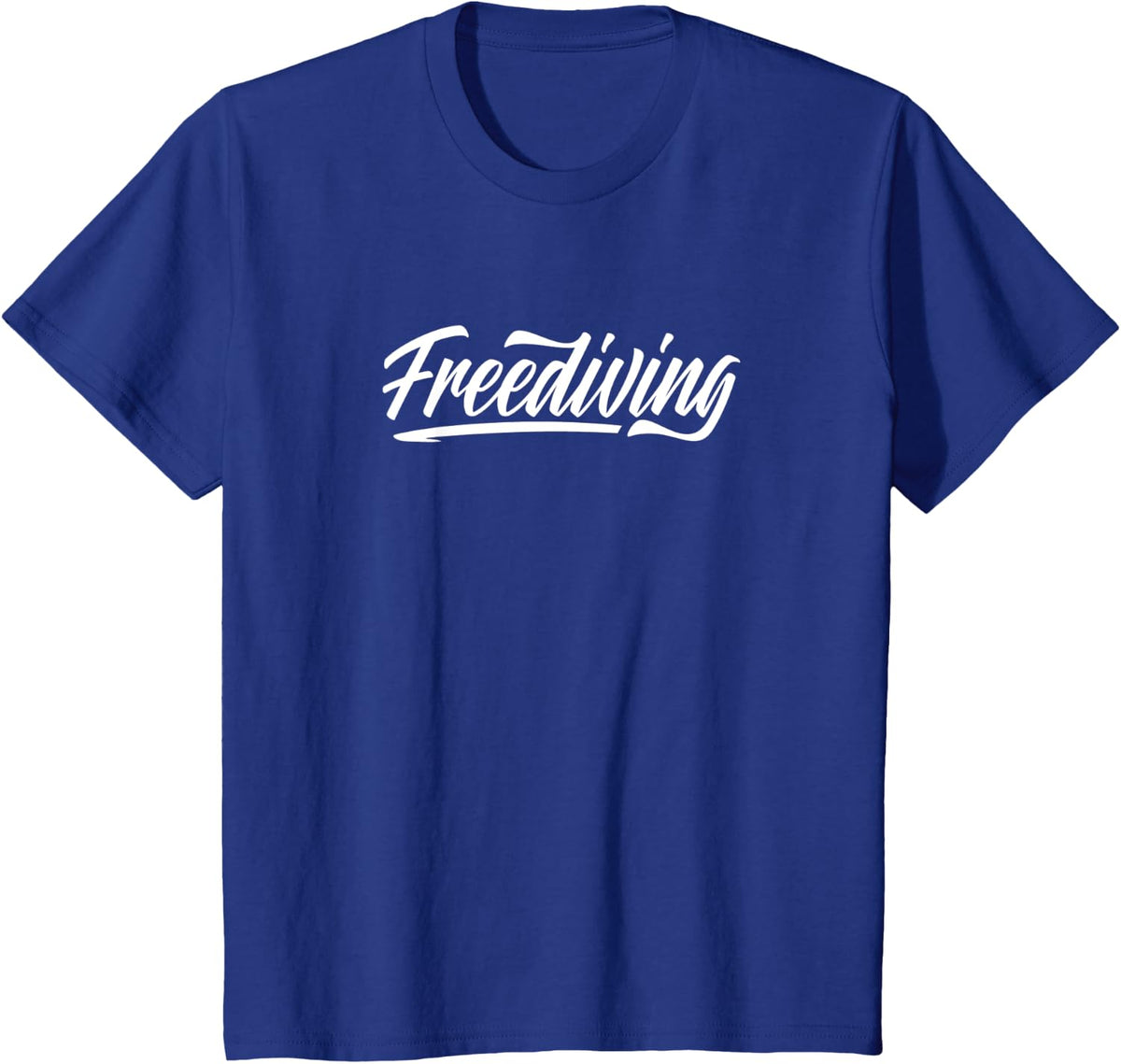 Free diving Freediver Freedive Freediving T-Shirt - Royal Blue