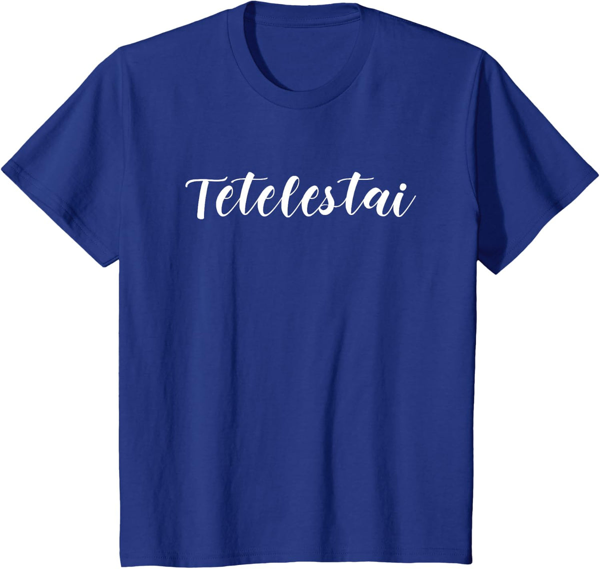 Tetelestai shirt, Evangelism Shirt, It Is Finished Religious T-Shirt - Royal Blue