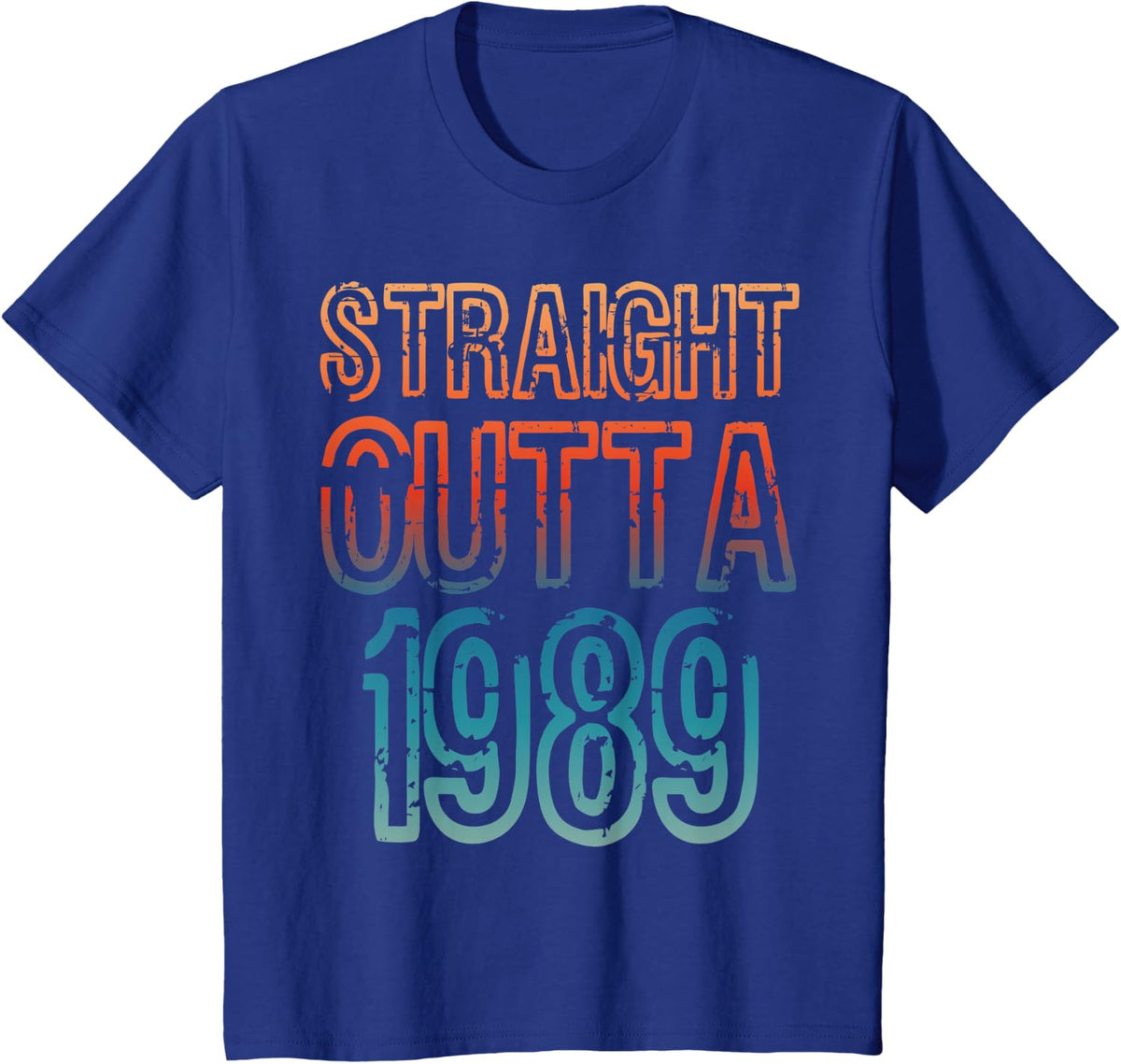 Straight Outta 1989. T-Shirt - Royal Blue