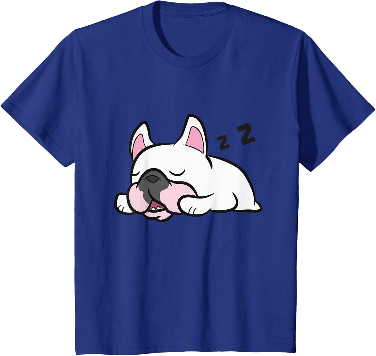 French Bulldog Puppy Sleeping Tired French Bulldog T-Shirt - Royal Blue