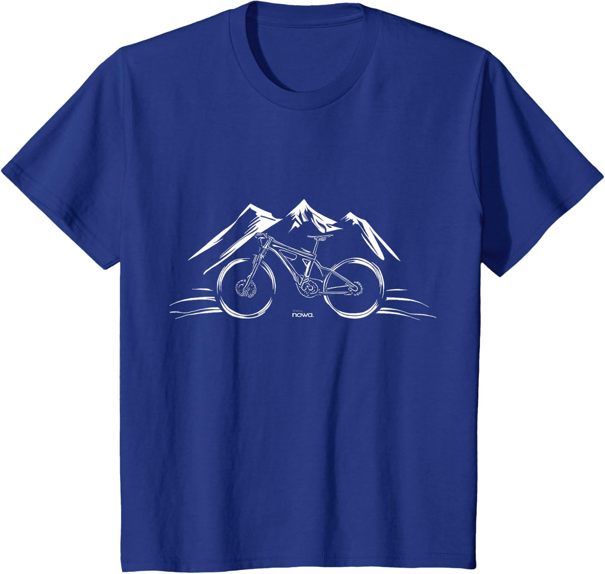 RACE CYCLING BIKE MOTIVATION MTB CLICK T-Shirt - Royal Blue