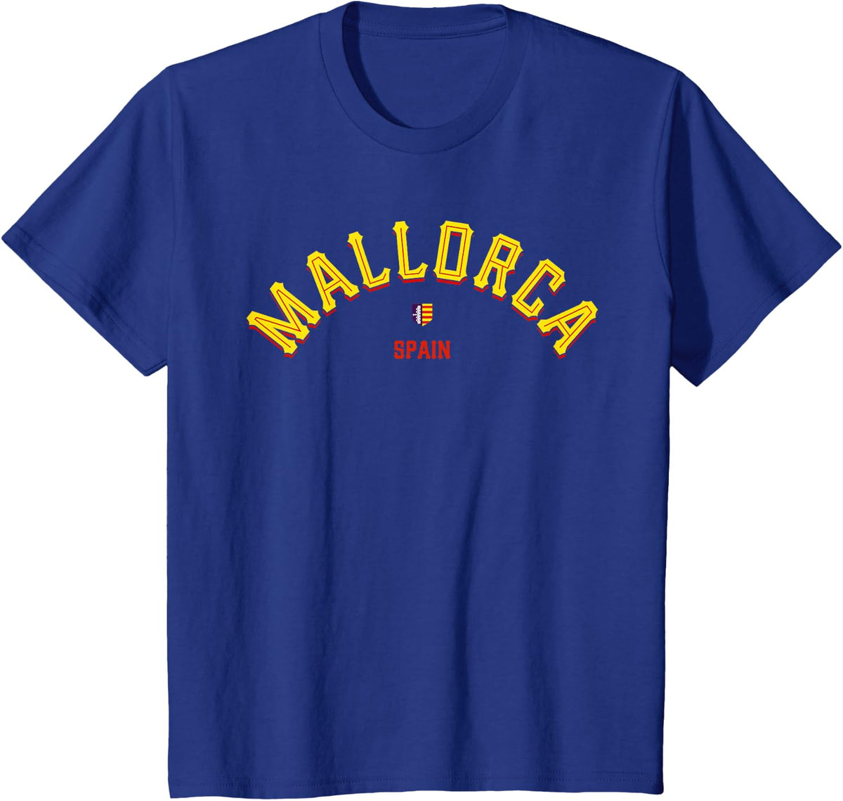 Mallorca Spain tshirt - Majorca Spanish Island tee T-Shirt - Royal Blue