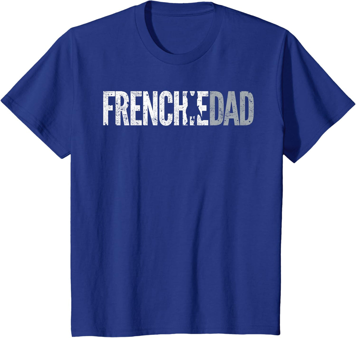 Frenchie Dad | French Bulldog Father Dog Dad T-Shirt - Royal Blue