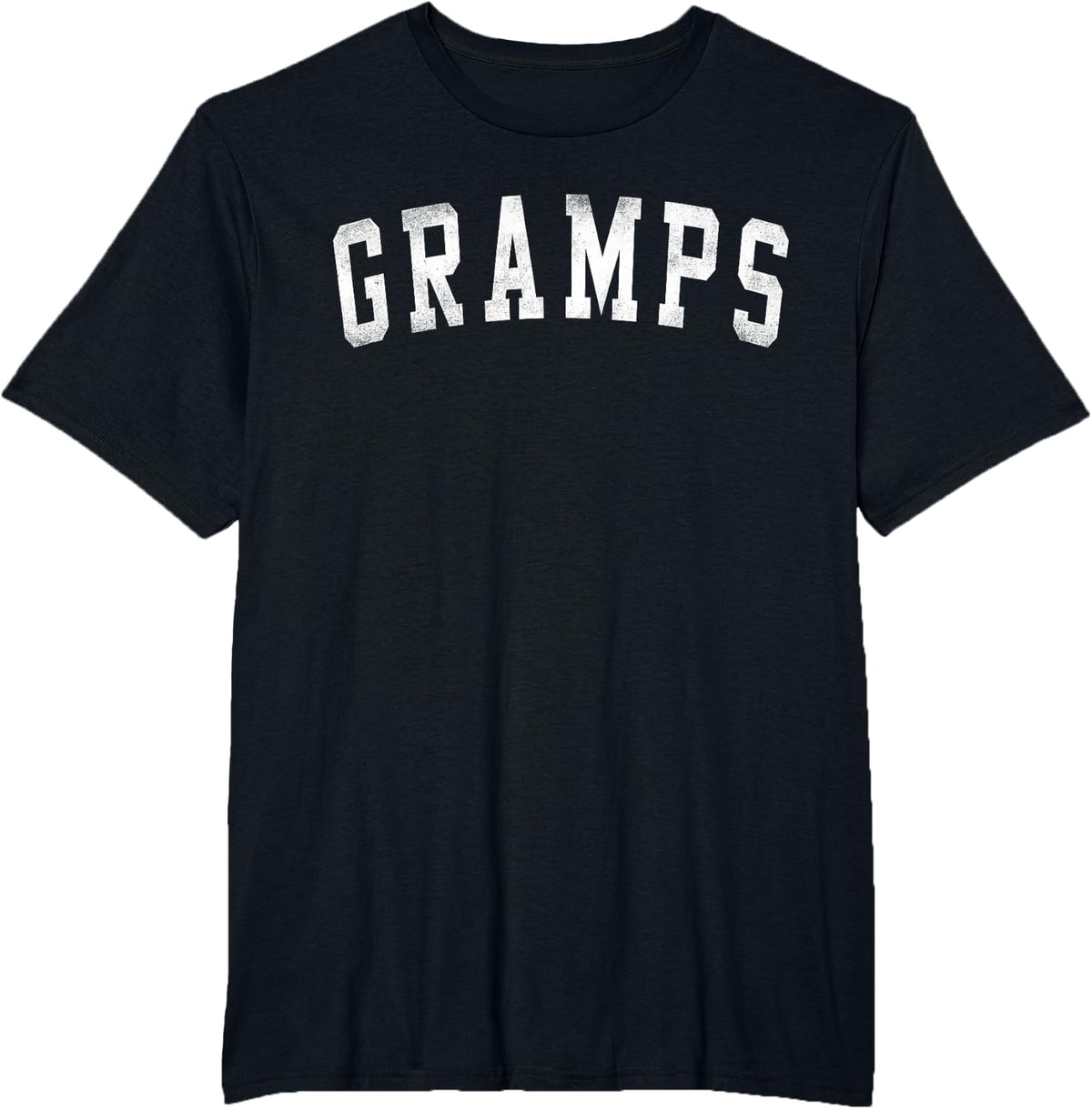 Gramps Classic Bold Font Father's Day Gramps T-Shirt - Black