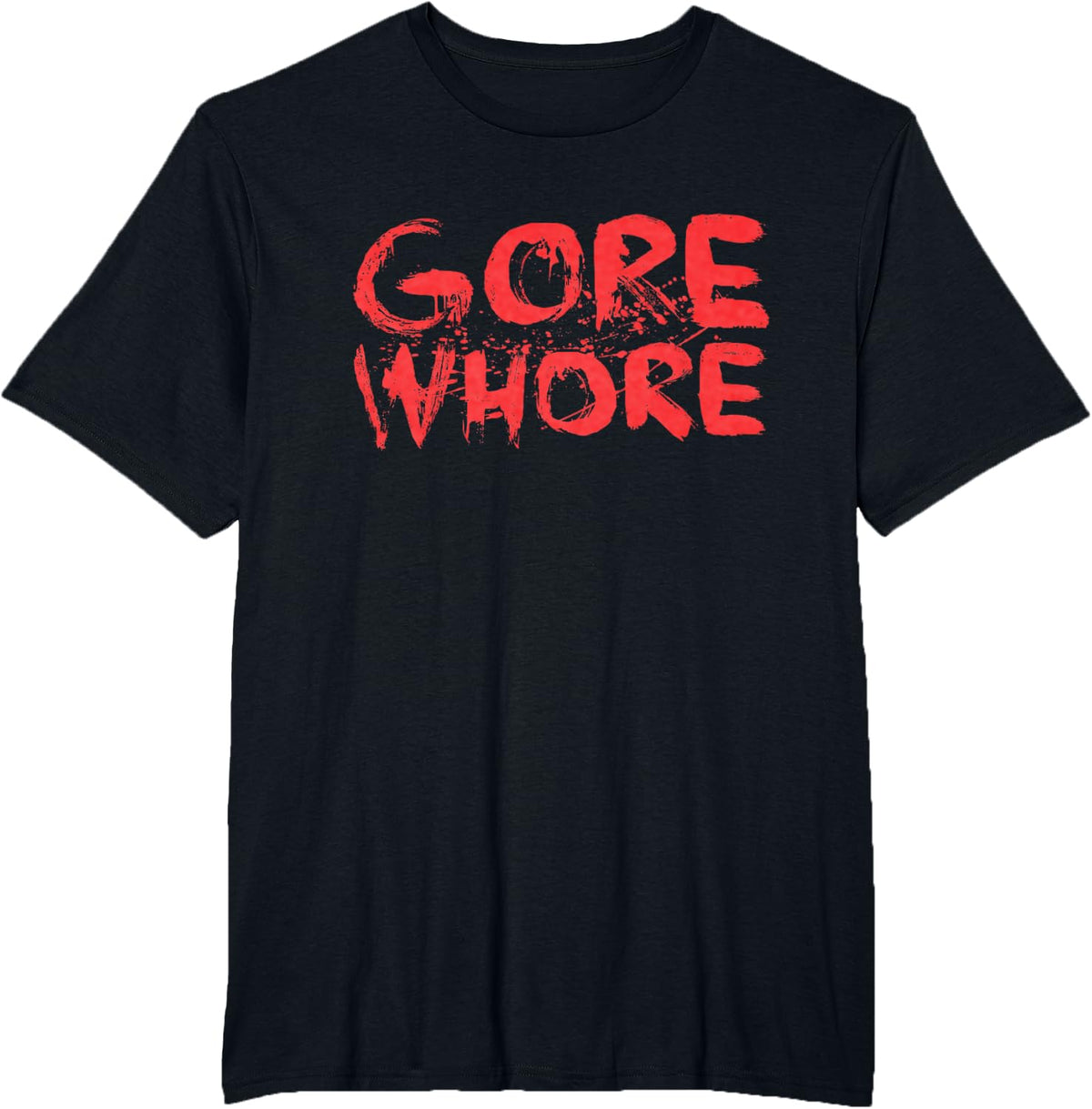 Gore Whore Punk Goth Horror Movie Fan Shirt T-Shirt - Black