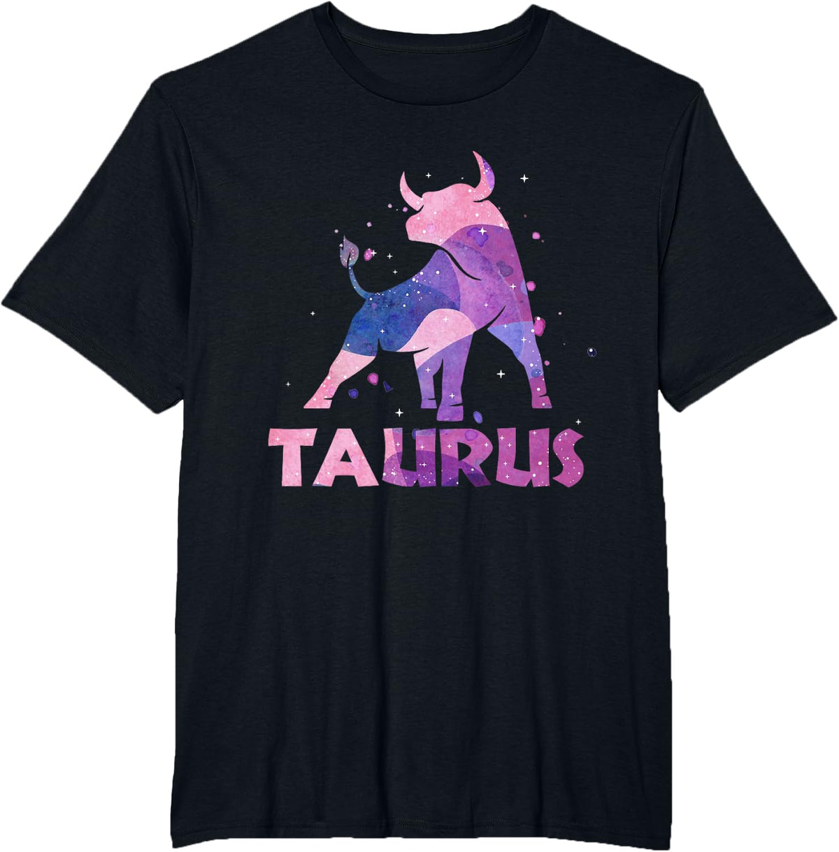 Taurus Zodiac Sign Astrology Horoscope Astrologer T-Shirt - Black