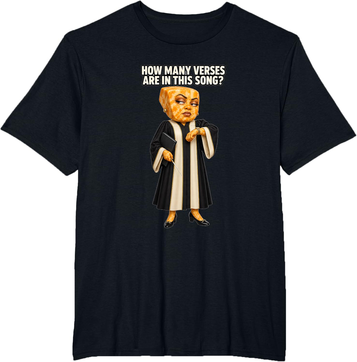Choir Director-The Little Cheeses T-Shirt - Black