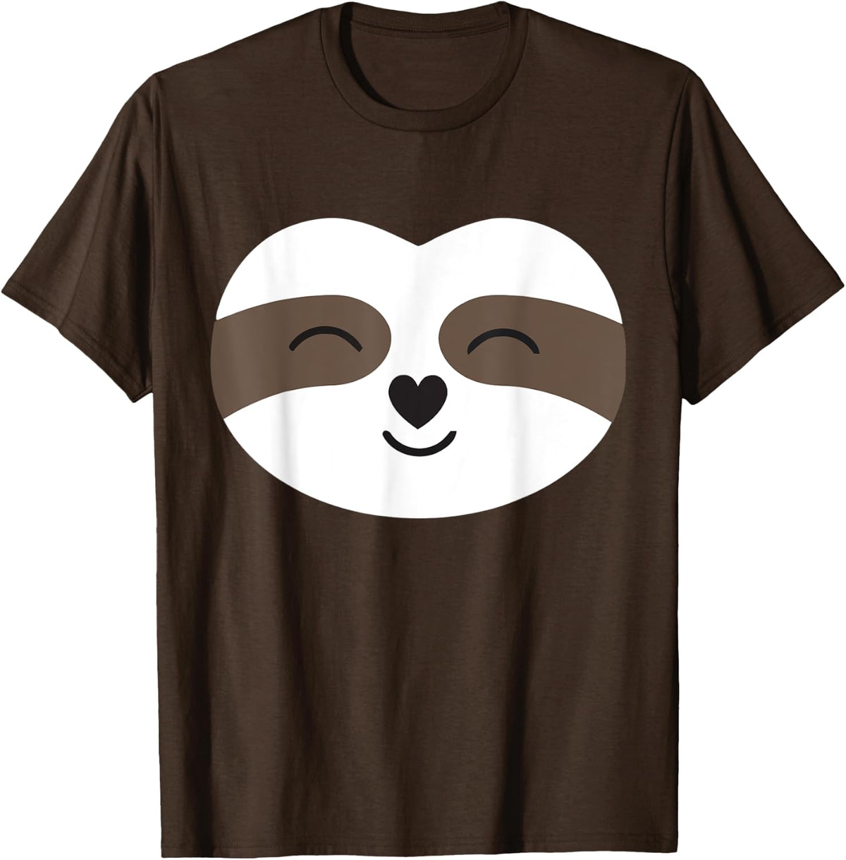 DIY Halloween Costume Brown Sloth Costume for Kids Adults T-Shirt - Brown
