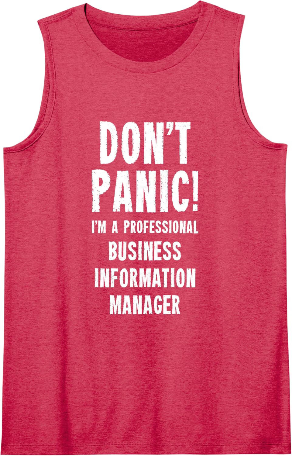 Business Information Manager Tank Top - Red