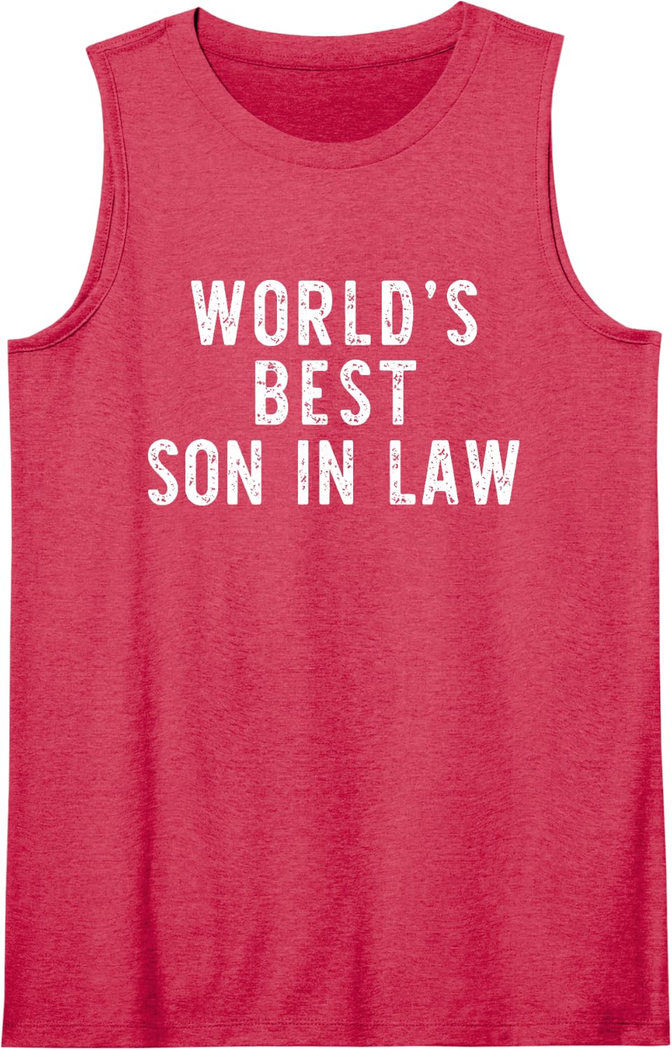World's Best Son-in-Law Funny Family Brother Tank Top - Red