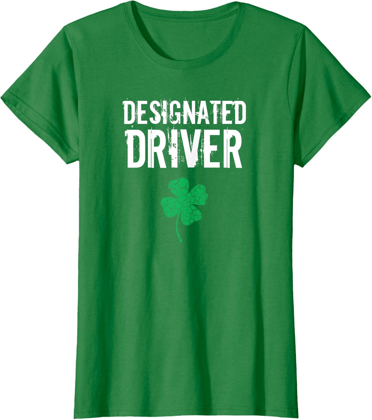 St Patricks Day Designated Driver T Shirt DD Funny Gift T-Shirt - Kelly Green