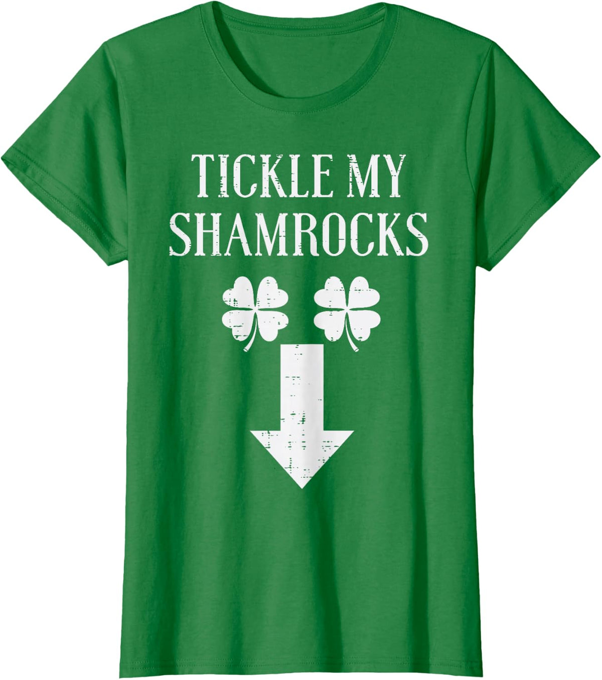 St Patricks Day Tickle My Shamrocks Funny Saint Paddys Men T-Shirt - Kelly Green