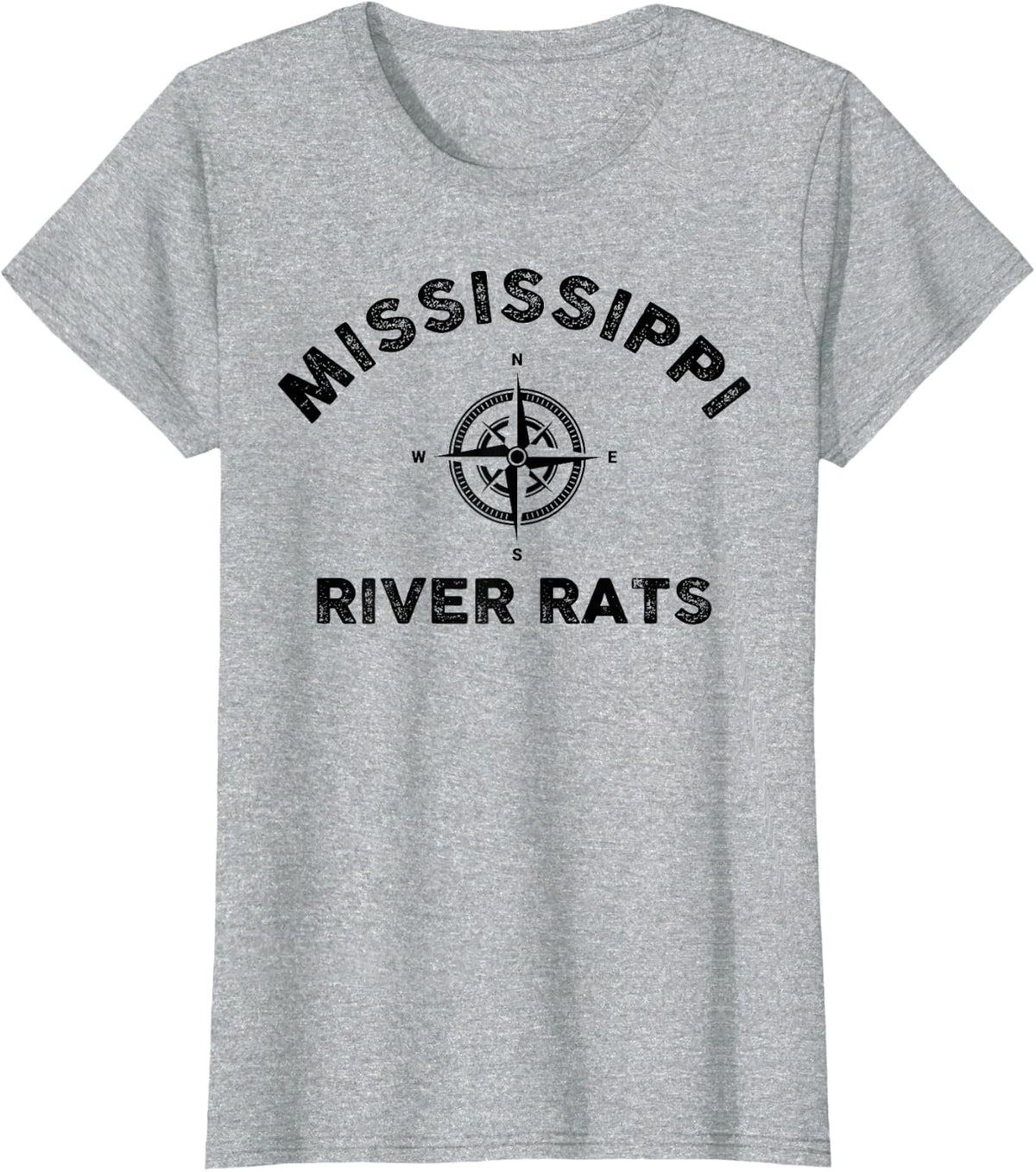 Mississippi River Rats T-Shirt - Heather Grey