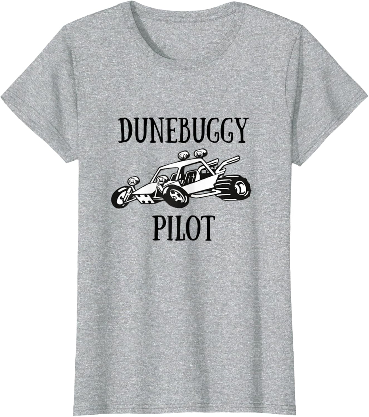Funny Dunebuggy and Sandrail T-Shirt - Heather Grey